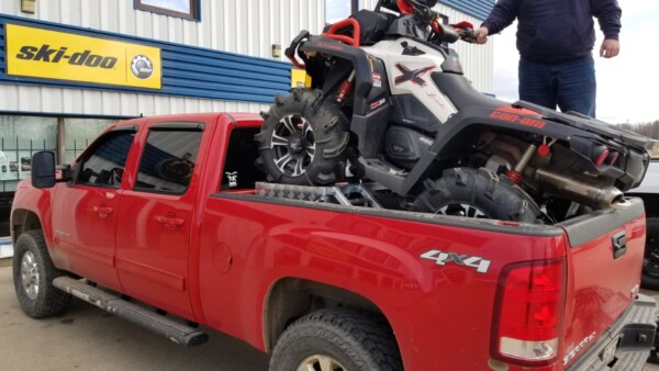 T-6061 Welded Aluminum ATV Riser With Ramps