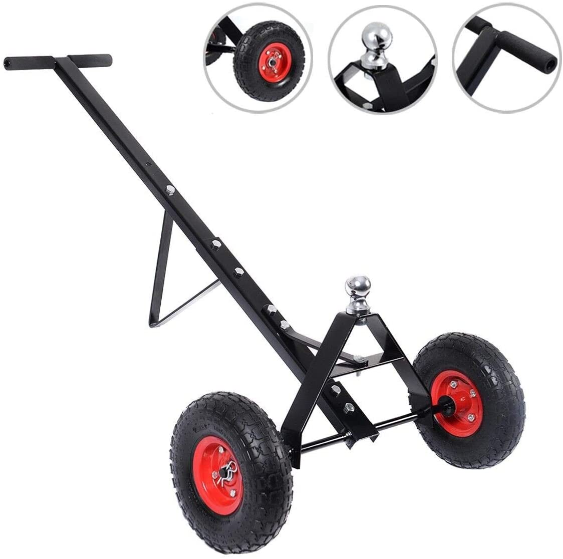 600 LB Trailer Dolly with 10″ Non Flat AIR Tires-0