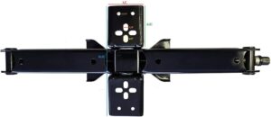 Set Of 2-2 1/4 Ton 24" RV Stabilizer Scissor Jack Low Profile Grade 8 Screw Drive Universal Bolt Plate-12192