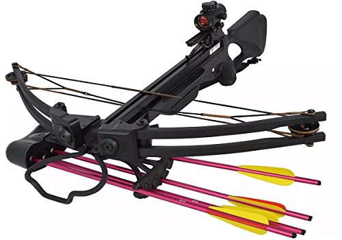175 LB Draw Weight 285 FPS Compound Draw Weight Crossbow Black Color-0