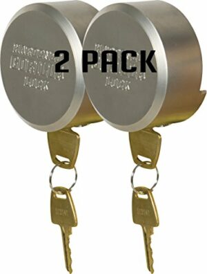 2-7/8 SHACKLESS PUCK PADLOCK - KEYED ALIKE 2 PACK-0
