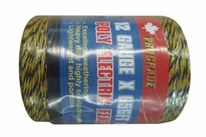 2MM X 200M , 14 GAUGE X 656 FT PORTABLE ELECTRIC FENCE WIRE-0