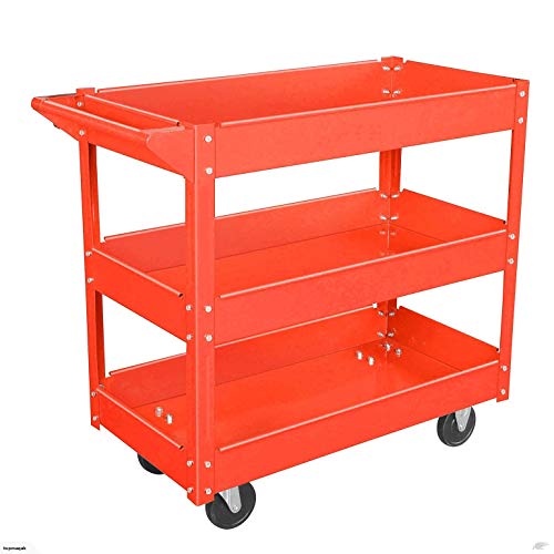 Tolsen All Steel Three Shelf Service Tool Cart-0