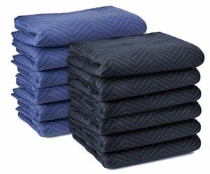 12 Pack 80" X 96" 2.7KG Moving Blanket Pads-0