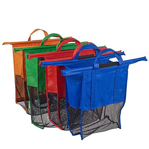 4 Pc per Set Reusable Shopping Cart Eco Bags-0