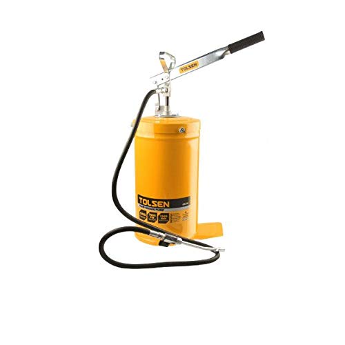 Tolsen Hand-Operated Grease Pump with 35lb (16kg) Fully Enclosed Container-0