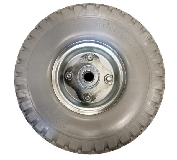 10" Polyurethane Filled Non Flat Air Tire W/Rim - Hand Truck Wheel Replacement - Asst. Colors-8833