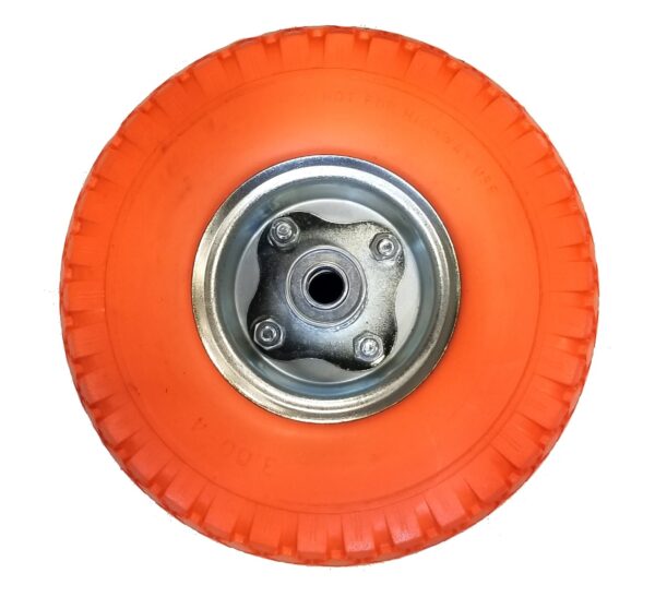 10" Polyurethane Filled Non Flat Air Tire W/Rim - Hand Truck Wheel Replacement - Asst. Colors-8835
