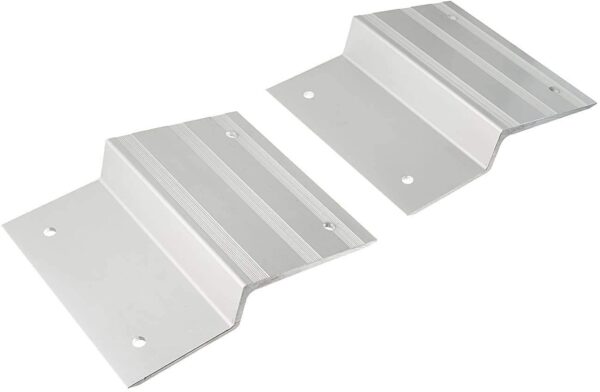 ALUMINUM RAMPS TOP PLATE - 8" WIDTH - CHANGES WOOD PLANKS TO RAMPS-9810