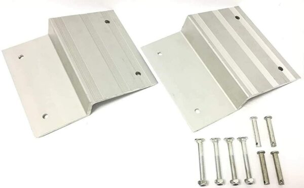 ALUMINUM RAMPS TOP PLATE - 8" WIDTH - CHANGES WOOD PLANKS TO RAMPS-9807