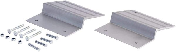 ALUMINUM RAMPS TOP PLATE - 8" WIDTH - CHANGES WOOD PLANKS TO RAMPS-9806