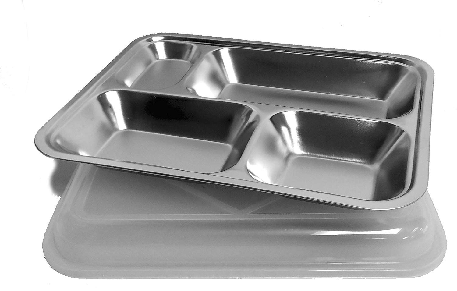 Eco-Friendly Bento Container for Kids and Adults,18/8 Stainless Steel – 15.5 x 11.5 x .75″-7597