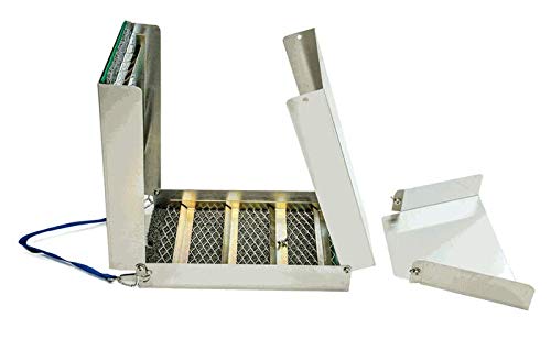 50" Aluminium Folding Sluice Box Includes Carpet, Miners Moss Matting, and expanded Metal to Help Trap fine Gold-7453