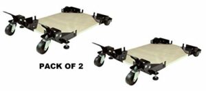 Set of 2 Universal 500 Lbs Load Capacity Mobile Base with 6" Corners-0