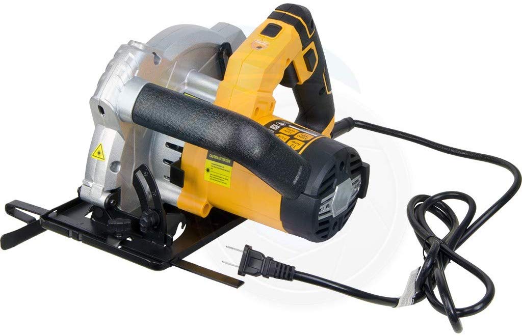 12Amp Circular Saw Laser Edge Guide Electric Corded with 7-1/4 Blade-8076