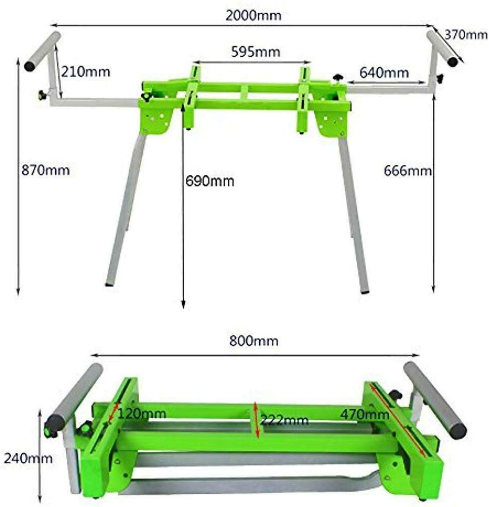 Compact Miter Saw Stand Light Weight Woodworking Machine Bench Grinders Drill Press Tile Cutter Floor Cutter Table Saw Stand-8054