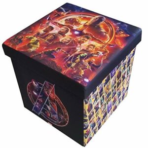 Avengers End Game Folding Storage Ottoman 15 Inch Toy Box-0
