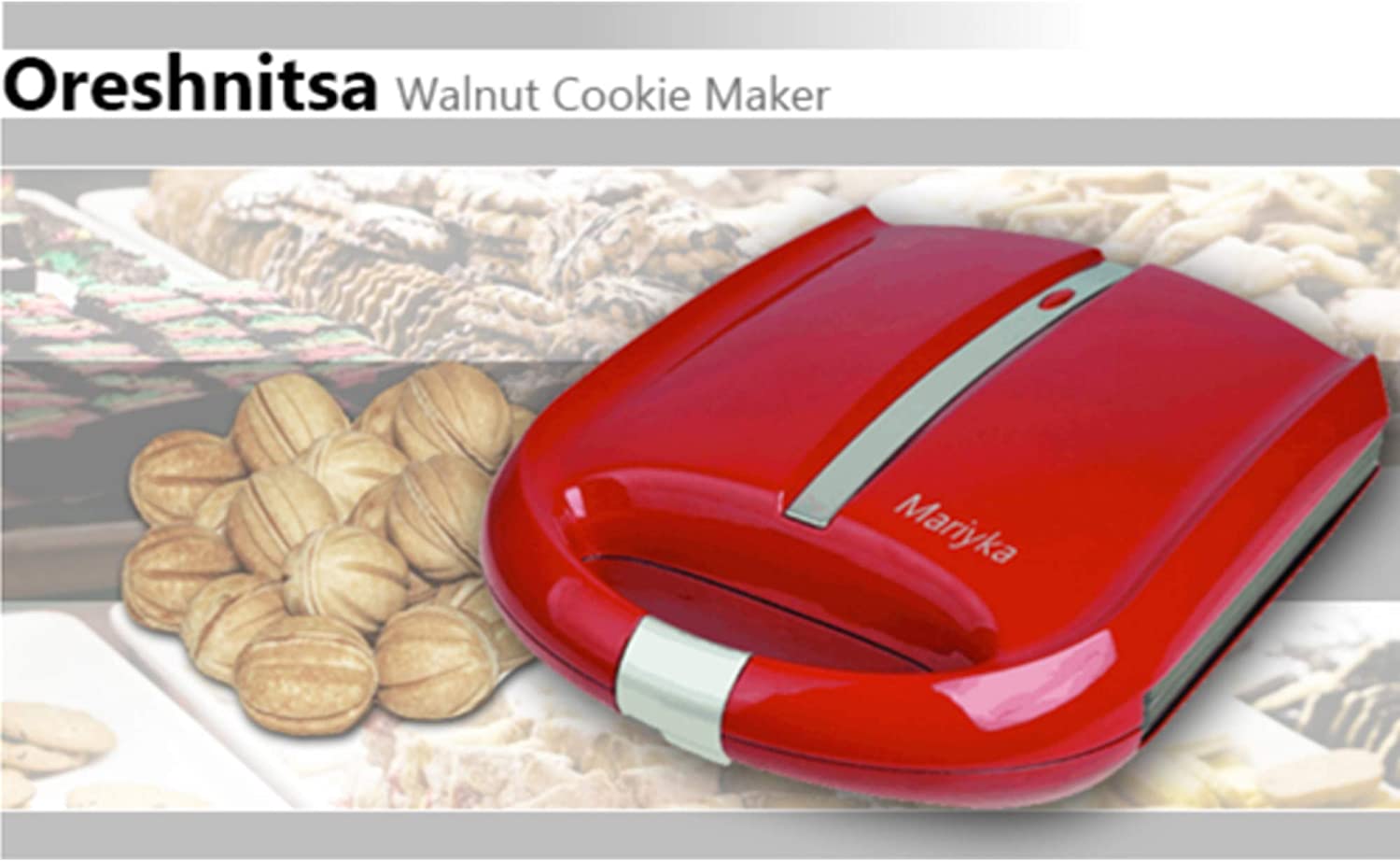 Electric Walnut Cookie Maker (24-Piece) Make Delicious Cookies in Minutes!-8459