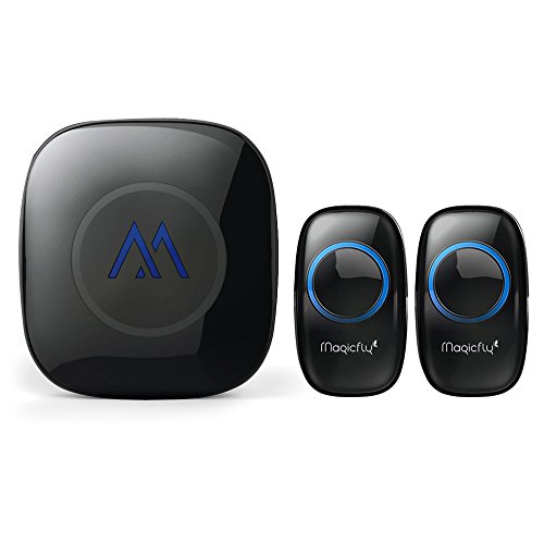 Magicfly Wireless Doorbell Kit Operating at Over 500-feet Range with Over 50 Chimes, No Batteries Required for Receiver (1 Push Button,1 Receiver)-0
