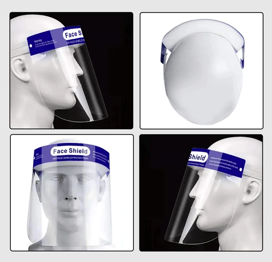 Protective Isolation Face Shield - 10 Pack-8550