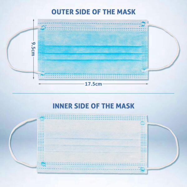 50 Pack Disposable Face Masks-8952