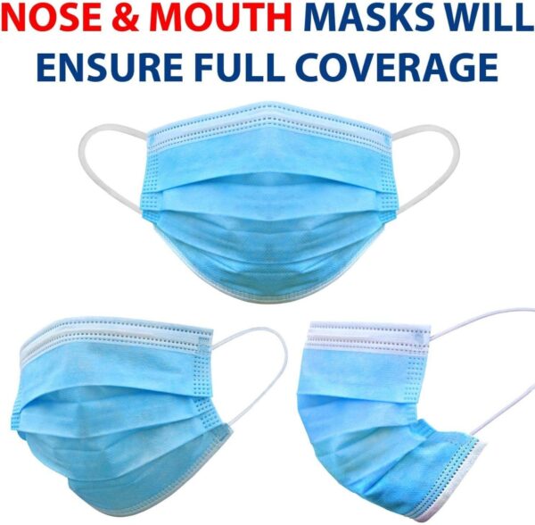 50 Pack Disposable Face Masks-8950