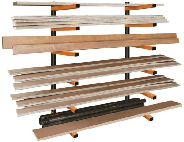 KASTFORCE KF1006 Lumber Storage Rack 6-Level System 110 lbs (50kg) per Level with Durable Sheet Metal Screws, Wood Rack, Workshop Rack-9384