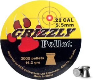 Grizzly .22 Pellet 2000 PK Flat Head Match Grade-0