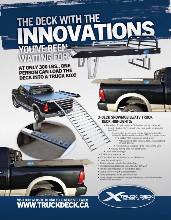 X Deck Truck Deck for Sleds and ATV's-9401