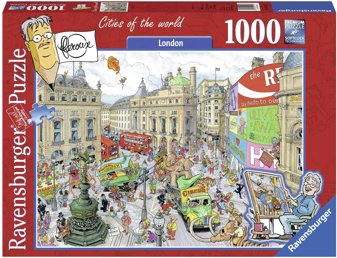 Ravensburger Piccadilly Circus 19213 1000 Piece Puzzle for Adults, Every Piece is Unique, Softclick Technology Means Pieces Fit Together Perfectly-0