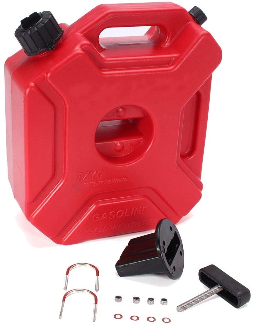 5L ATV JERRY CAN WITH MOUNT BRACKET LOCK -0