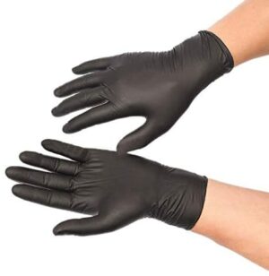 Black Vinyl Disposable Gloves 1000 Pack-11694
