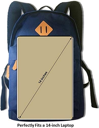 Water Resistant School/Travel Backpack (Teenage Size/Laptop Fit)-10945