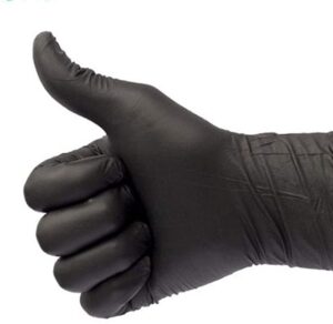 Black Vinyl Disposable Gloves 1000 Pack-0
