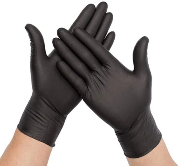 Black Vinyl Disposable Gloves 1000 Pack-11695