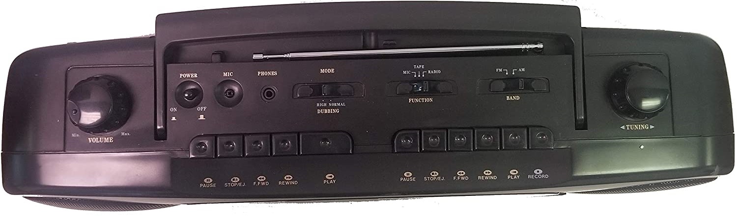 Vintage Sur Sangeet CR-320 – Stereo Radio / Double Cassette / Player Recorder-11007