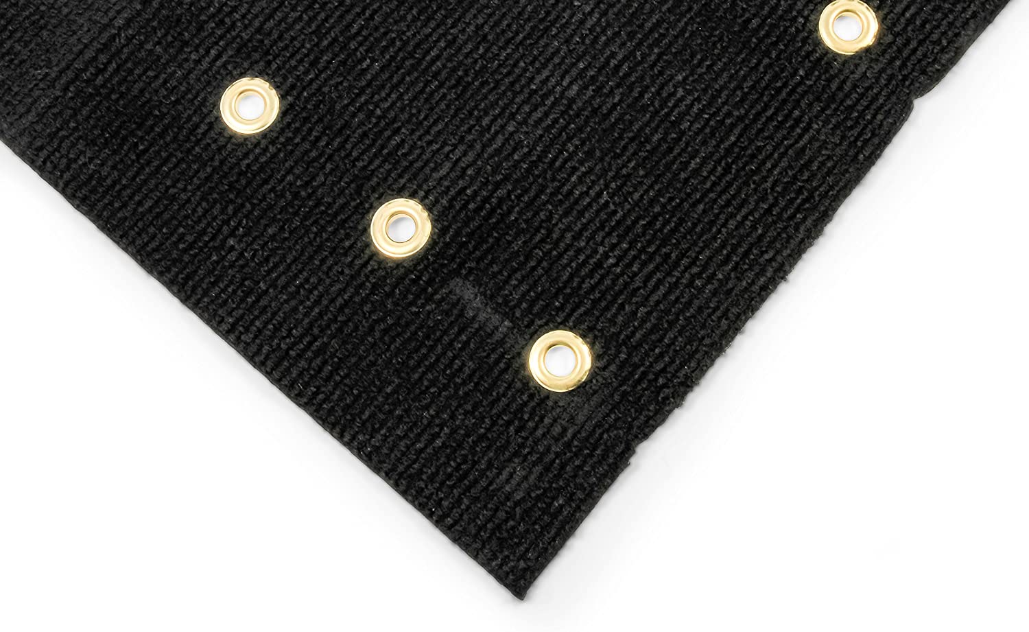 3 Pack – Black Premium Wrap Around RV Step Rug (100% Polyester (17.5″ x 18″))-11151
