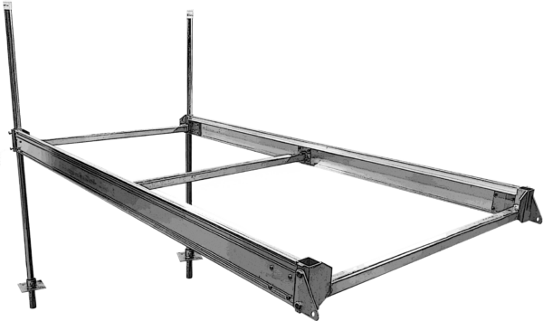 Ultra-Light Aluminum FIxed dock kit - 4ft x 8ft