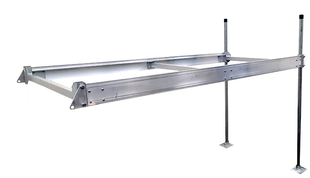 Ultra-Light Aluminum FIxed dock kit – 5ft x 10ft – Sold In Store Only-12135