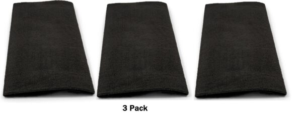 3 Pack - Black Premium Wrap Around RV Step Rug