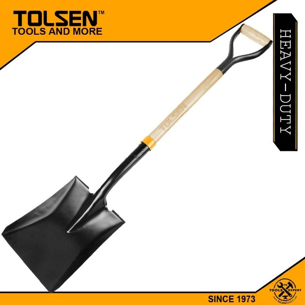 40 ” Square Point Steel Shovel With Wood Handle-11660