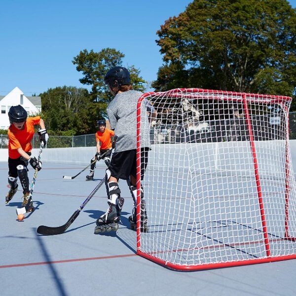 Sports Street Hockey Goal - Steel Street Hockey Net - All Weather Durable Outdoor Goal - 54" with 1.25" Tubing-11649