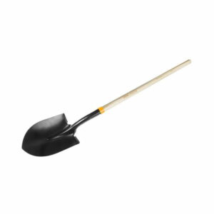 58 " Round Point Steel Shovel With Wood Handle-0