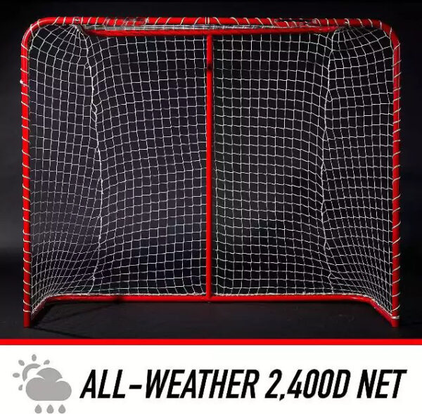 Sports Street Hockey Goal - Steel Street Hockey Net - All Weather Durable Outdoor Goal - 54" with 1.25" Tubing-12087