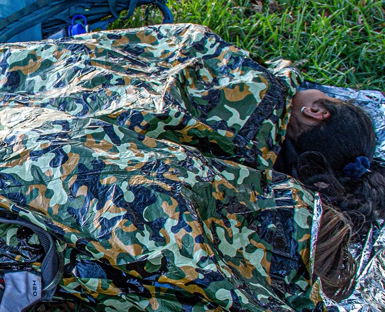 SE Survivor Series Camouflage Reusable Bivy Sleeping Bag – EB122CF-11961