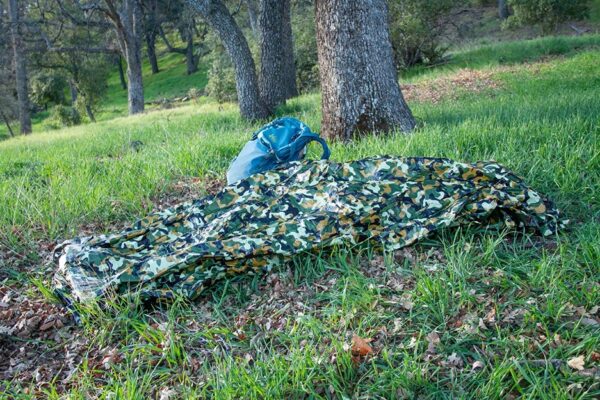 SE Survivor Series Camouflage Reusable Bivy Sleeping Bag - EB122CF-11962