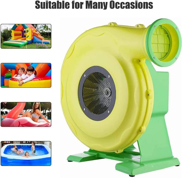 Inflatable Blower, Commercial Grade Powerful Air Blower Pump Fan 1100 Watt 1.5HP Centrifugal Electric Fan for Inflatable Bounce House Bouncy Castle-12217