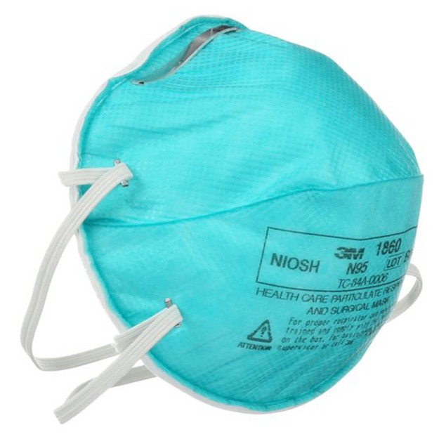 3M Particulate Healthcare Respirator Mask 1860, N95-12242