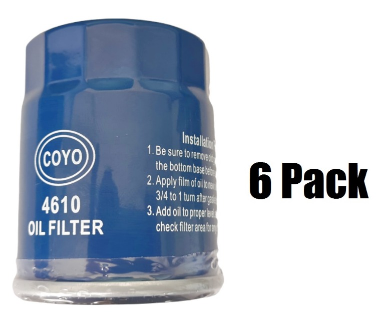 6 Pack – Coyo 4610 Oil Filter