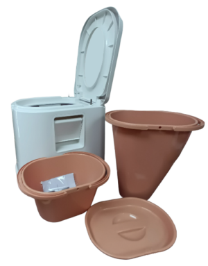 Halston Outfitters Portable Travel Toilet With Removable Bucket